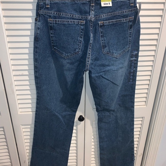 Vintage Curvy Low Waist Old Navy Jeans bootcut women’s size 8 deadstock - Picture 6 of 9